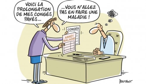 Arrêt maladie pendant les congés payés