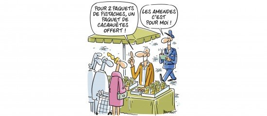 Vente au déballage irrégulière