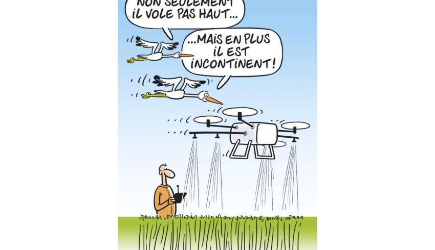 Pulvérisation par drone